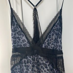 Victoria’s Secret leopard print night gown